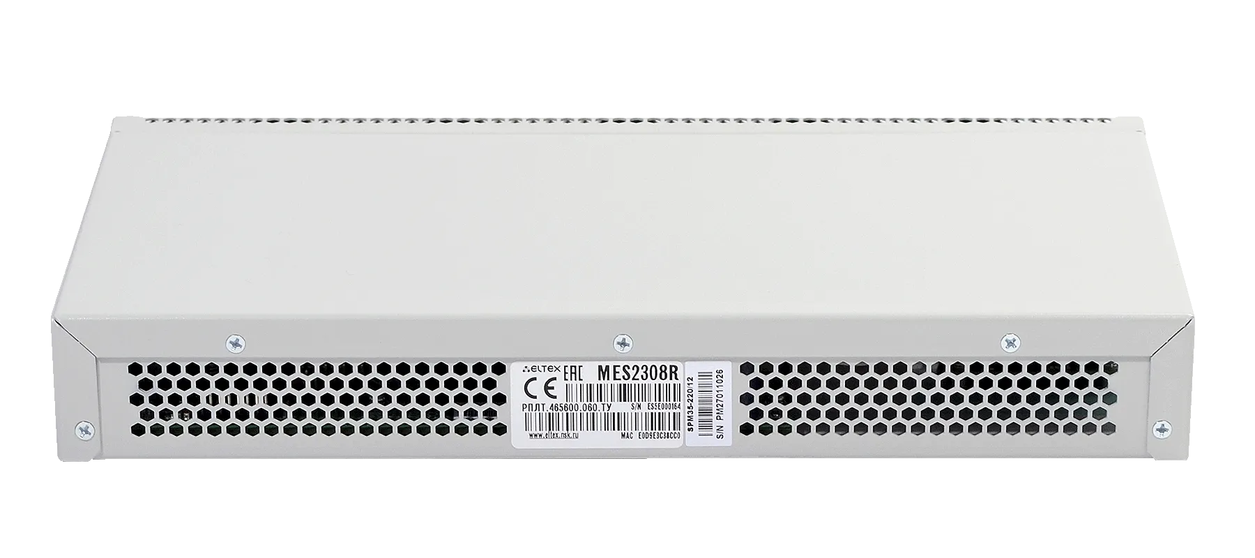 Ethernet-коммутатор MES2308R, 8 портов 10/100/1000 Base-T, 2 комбо-порта 10/100/1000 Base-T/100/1000 Base-X (SFP), L3, 220V AC